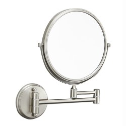 Hotel Contemporary Wall mount Foldable 360 Swivel Makeup Mirror Bathroom Round Cosmetic Mirrors